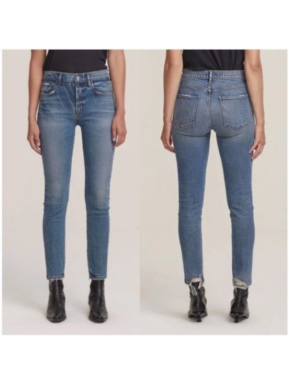 Agolde Toni Mid Rise Straight in Landmark Size 31
